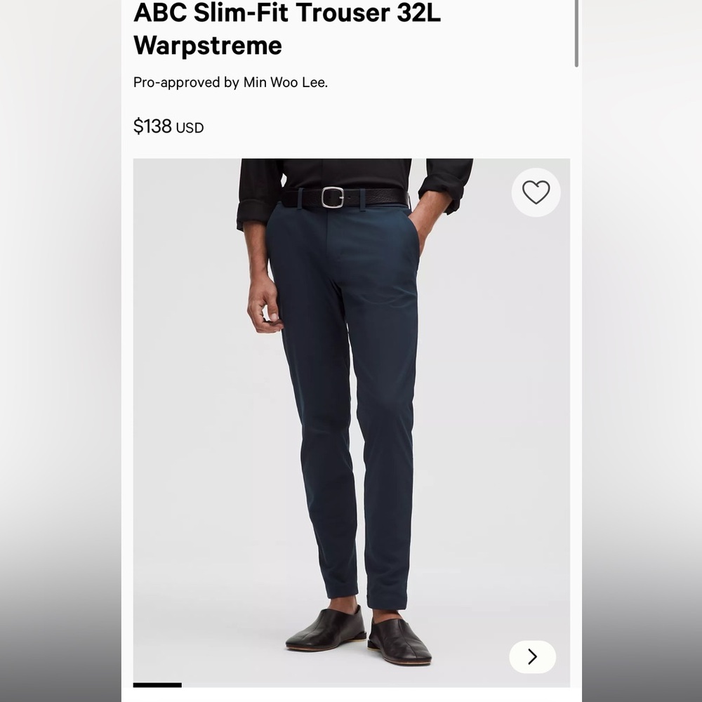 Men's lululemon Navy Pants